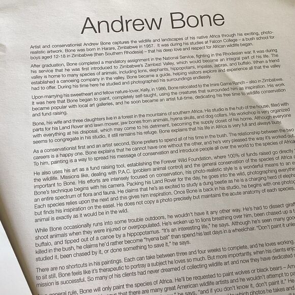 Seriolithograph in Color Silent Stalker by Andrew Bone - Picture 5 of 6